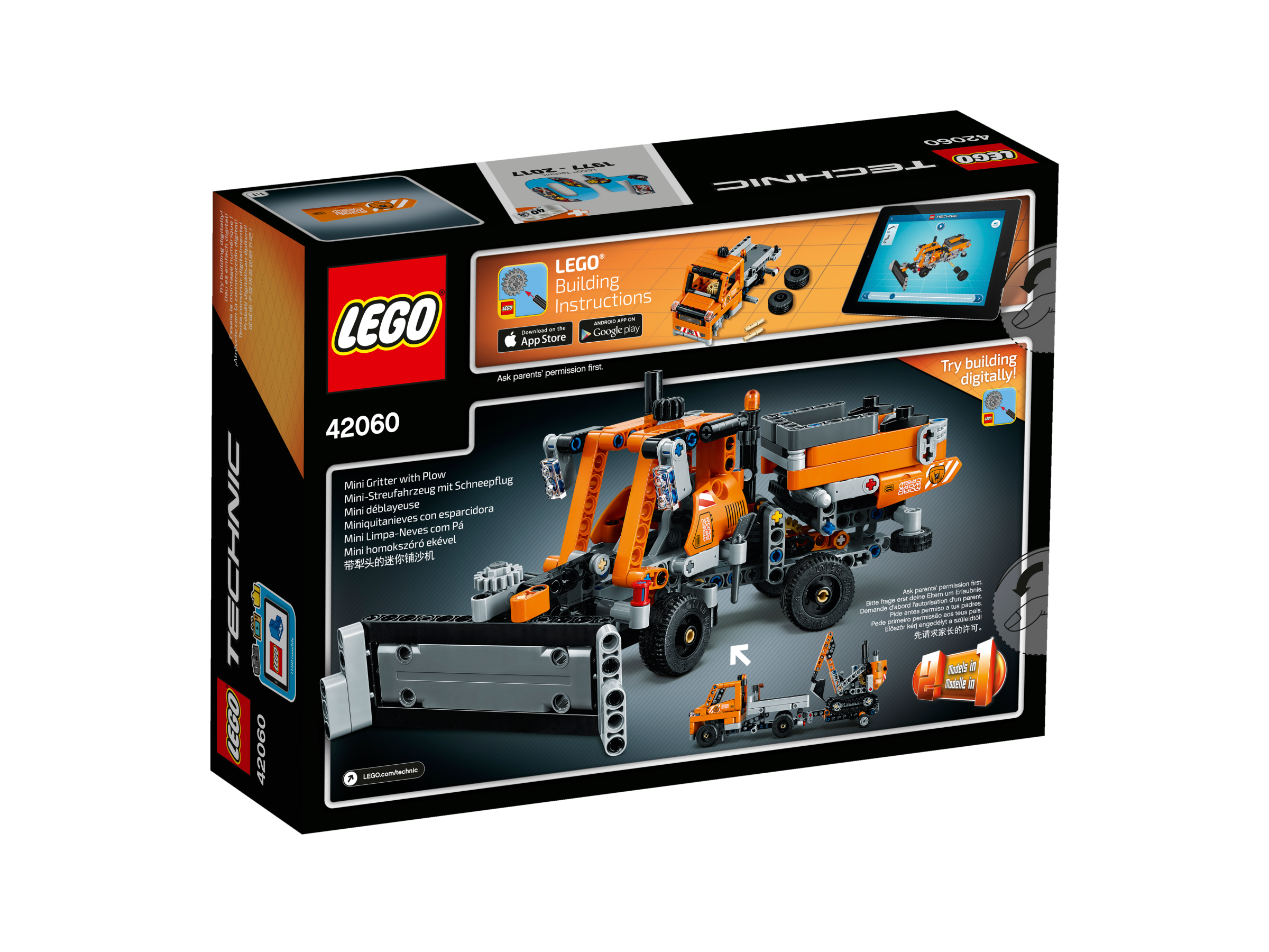 LEGO® Technic 42060 - Straßenbau-Fahrzeuge, Bauspielzeug