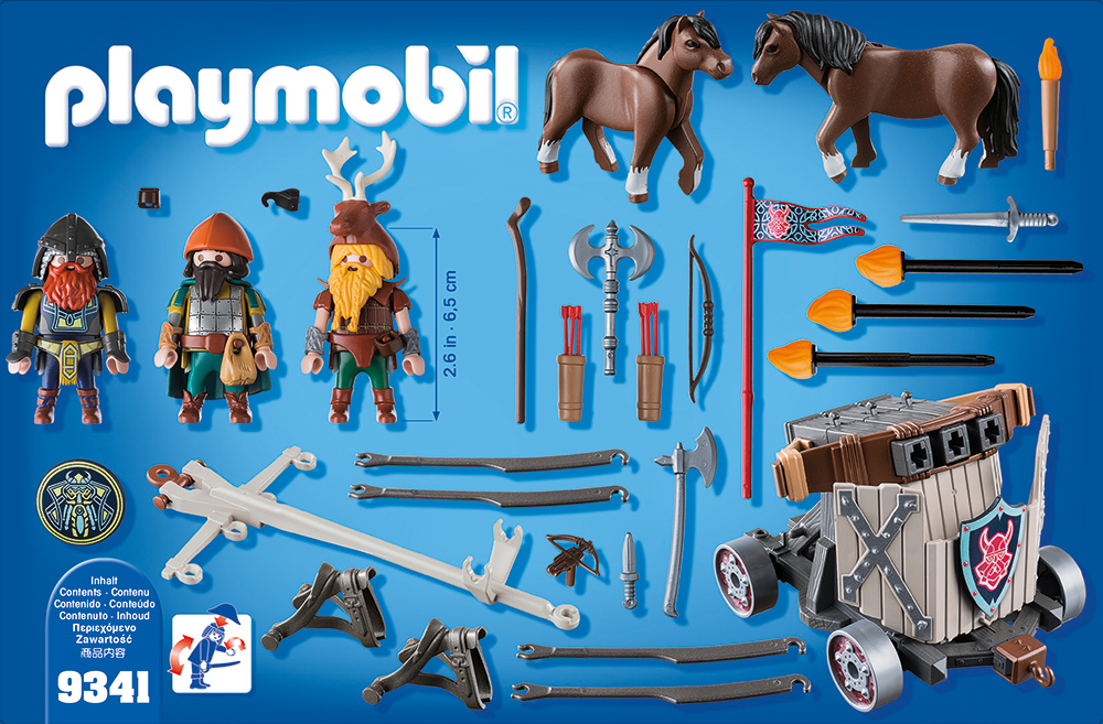 PLAYMOBIL® 9341 - Ponygespann mit Zwergenballiste