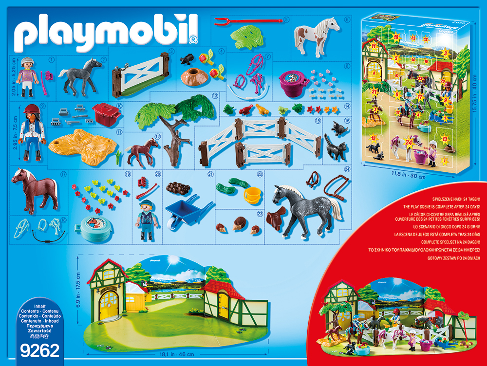 PLAYMOBIL® 9262 - Adventskalender "Reiterhof"