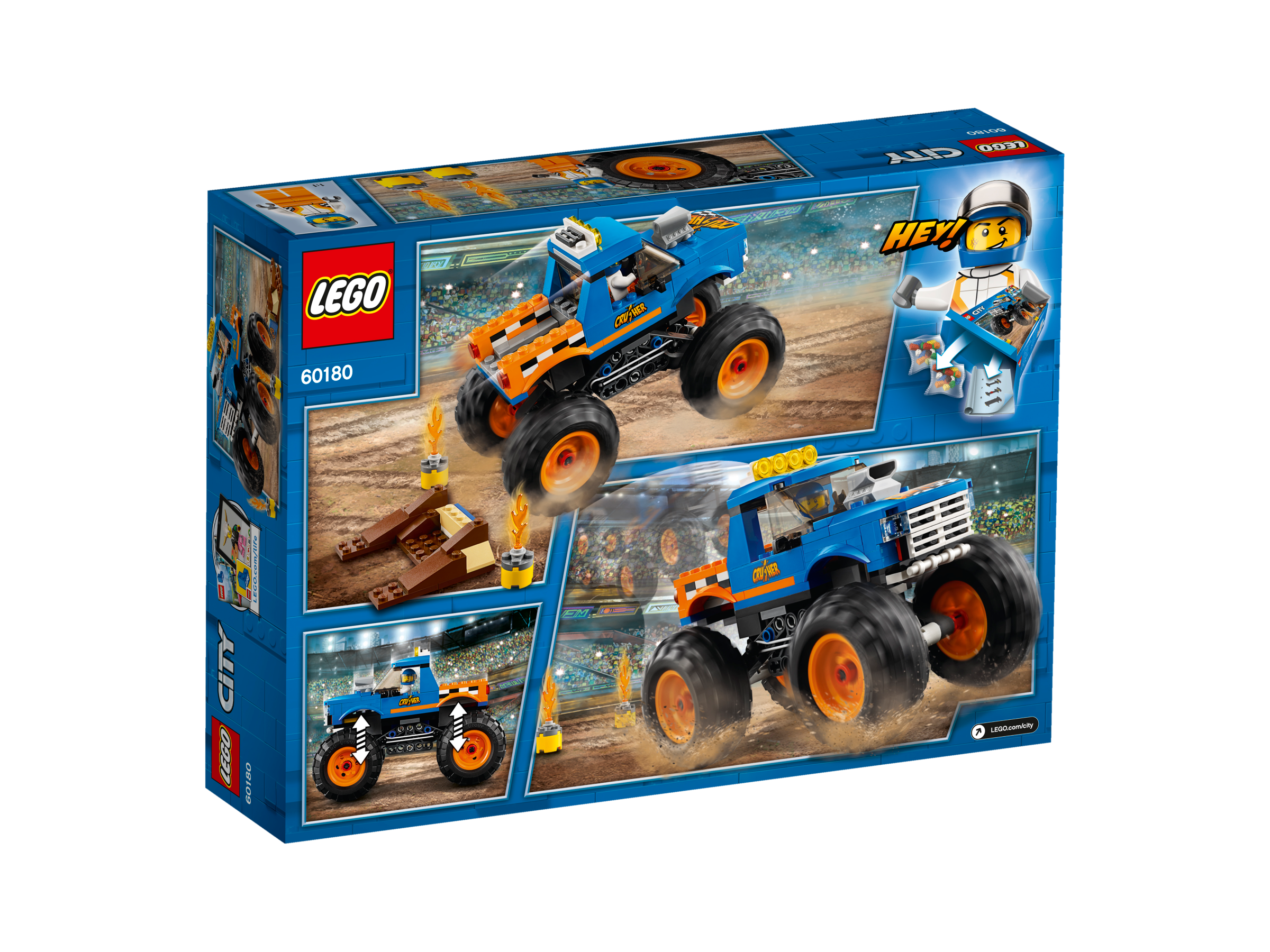 LEGO® City 60180 - Starke Fahrzeuge Monster-Truck, Kinderspielzeug