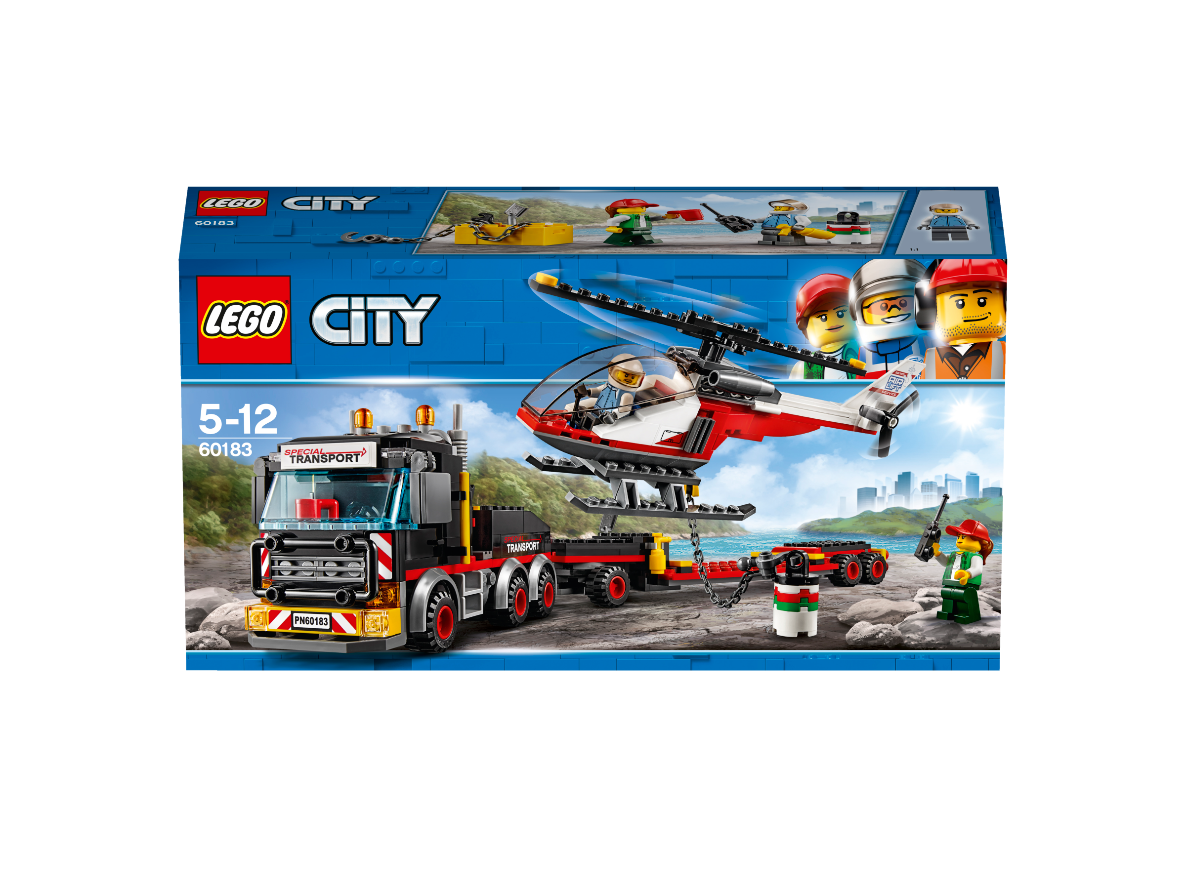 LEGO® City 60183 - Starke Fahrzeuge Schwerlasttransporter, Kinderspielzeug