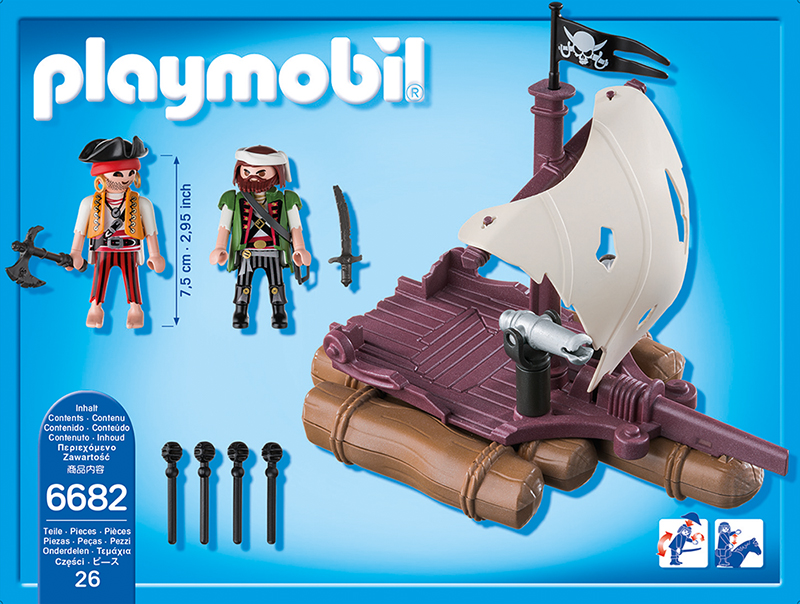 PLAYMOBIL® 6682 - Piratenfloß