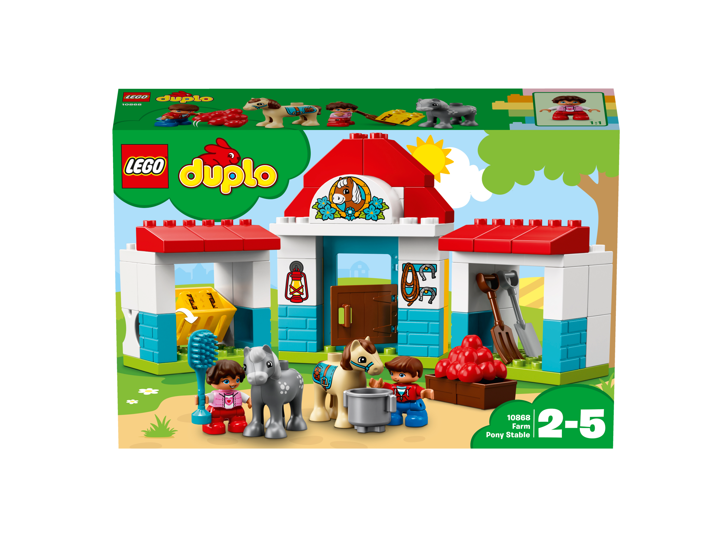 LEGO® DUPLO® 10868 - Pferdestall, Spielzeug für Das Kindergartenalter