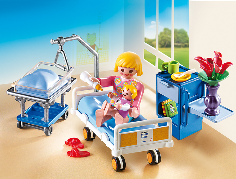 PLAYMOBIL® 6660 - Krankenzimmer mit Babybett