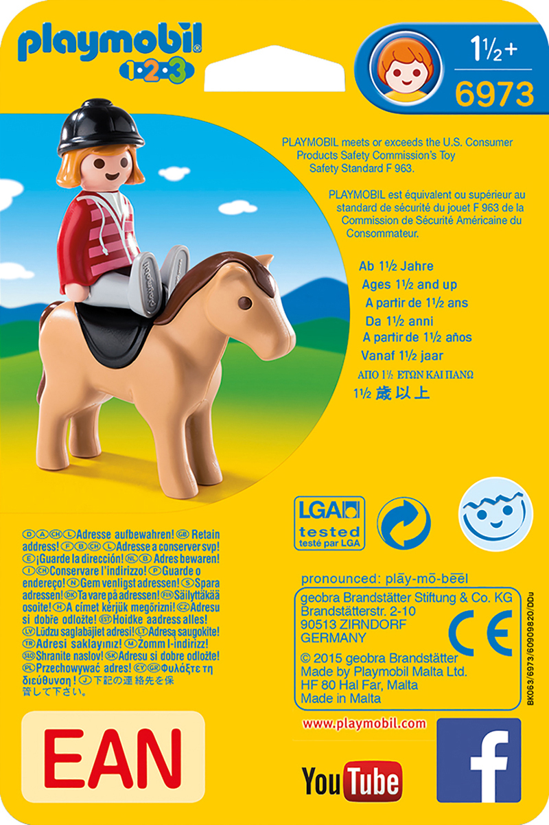 PLAYMOBIL® 6973 - Reiterin mit Pferd