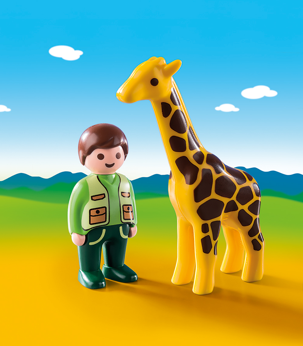 PLAYMOBIL® 9380 - Tierpfleger mit Giraffe