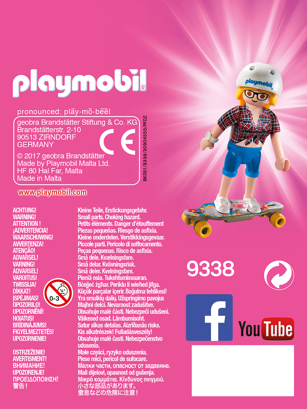 PLAYMOBIL® 9338 - Teenie mit Longboard