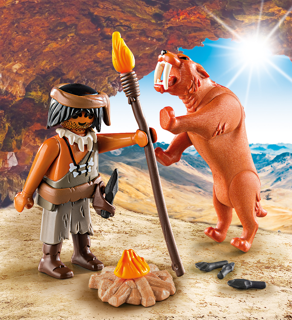 PLAYMOBIL® 9442 - Neandertaler mit Säbelzahntiger