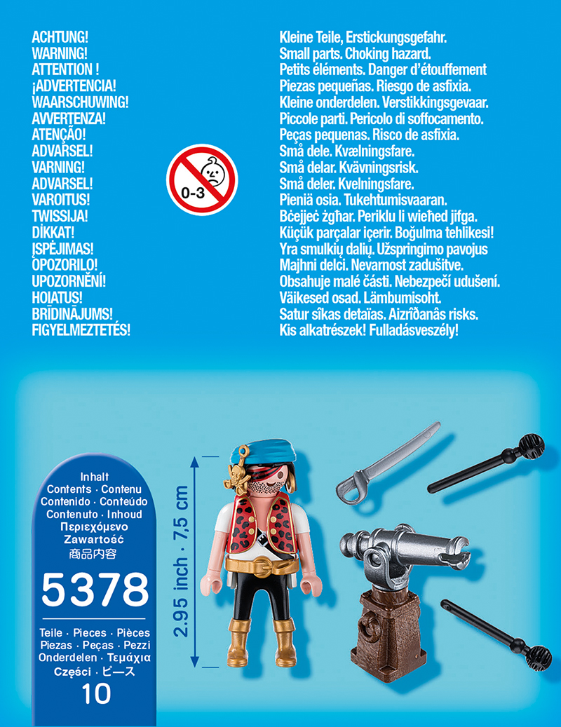 PLAYMOBIL® 5378 - Pirat mit Kanone