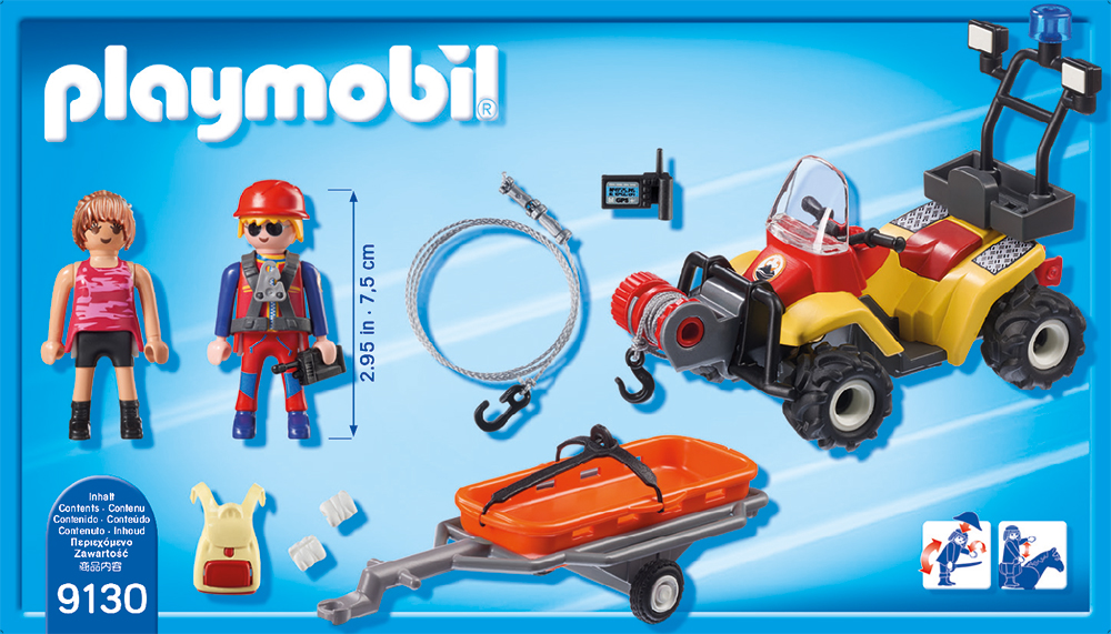 PLAYMOBIL® 9130 - Bergretter-Quad