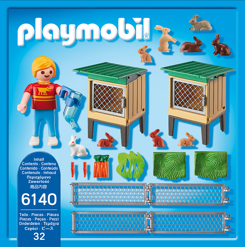 PLAYMOBIL® 6140 - Hasenstall mit Freigehege