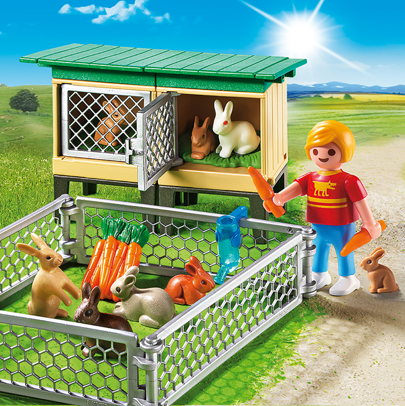 PLAYMOBIL® 6140 - Hasenstall mit Freigehege