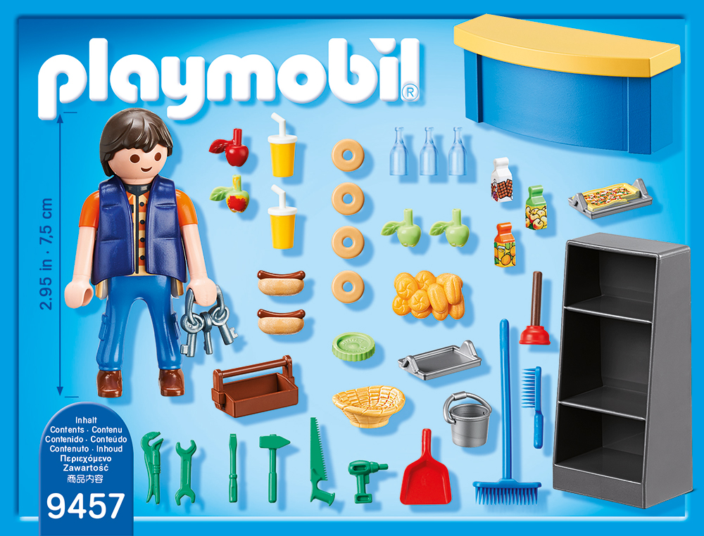 PLAYMOBIL® 9457 - Hausmeister mit Kiosk