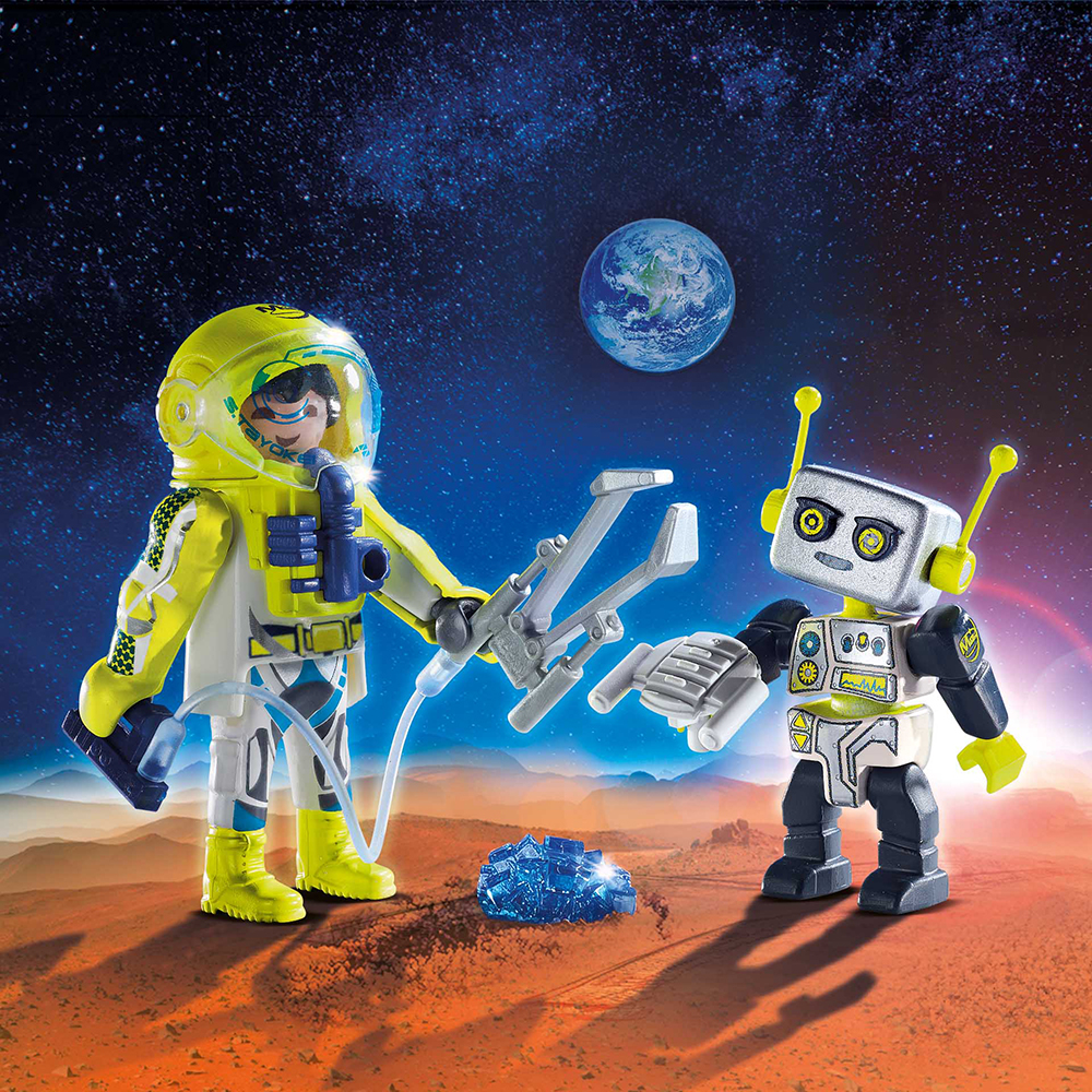 PLAYMOBIL® 9492 - Duo Pack Astronaut und Roboter