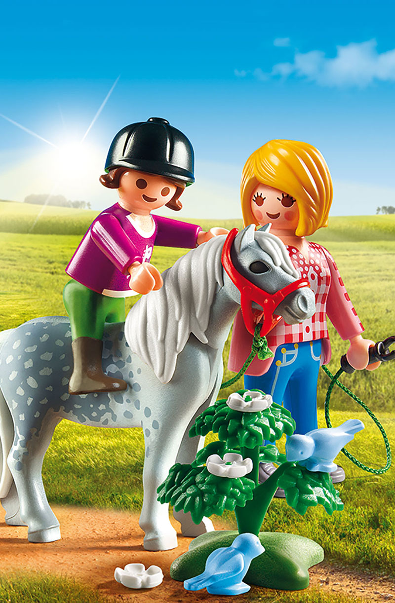 PLAYMOBIL® 6950 - Spaziergang mit Pony