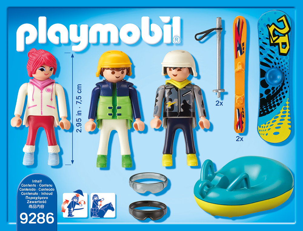 PLAYMOBIL® 9286 - Freizeit-Wintersportler