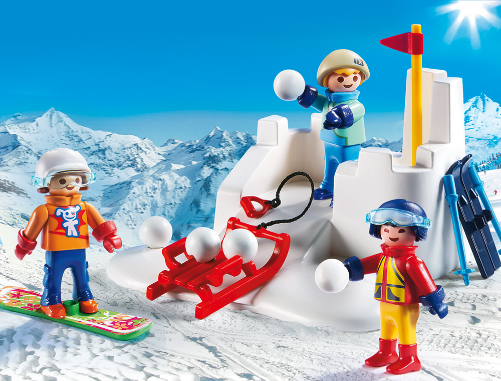 PLAYMOBIL® 9283 - Schneeballschlacht