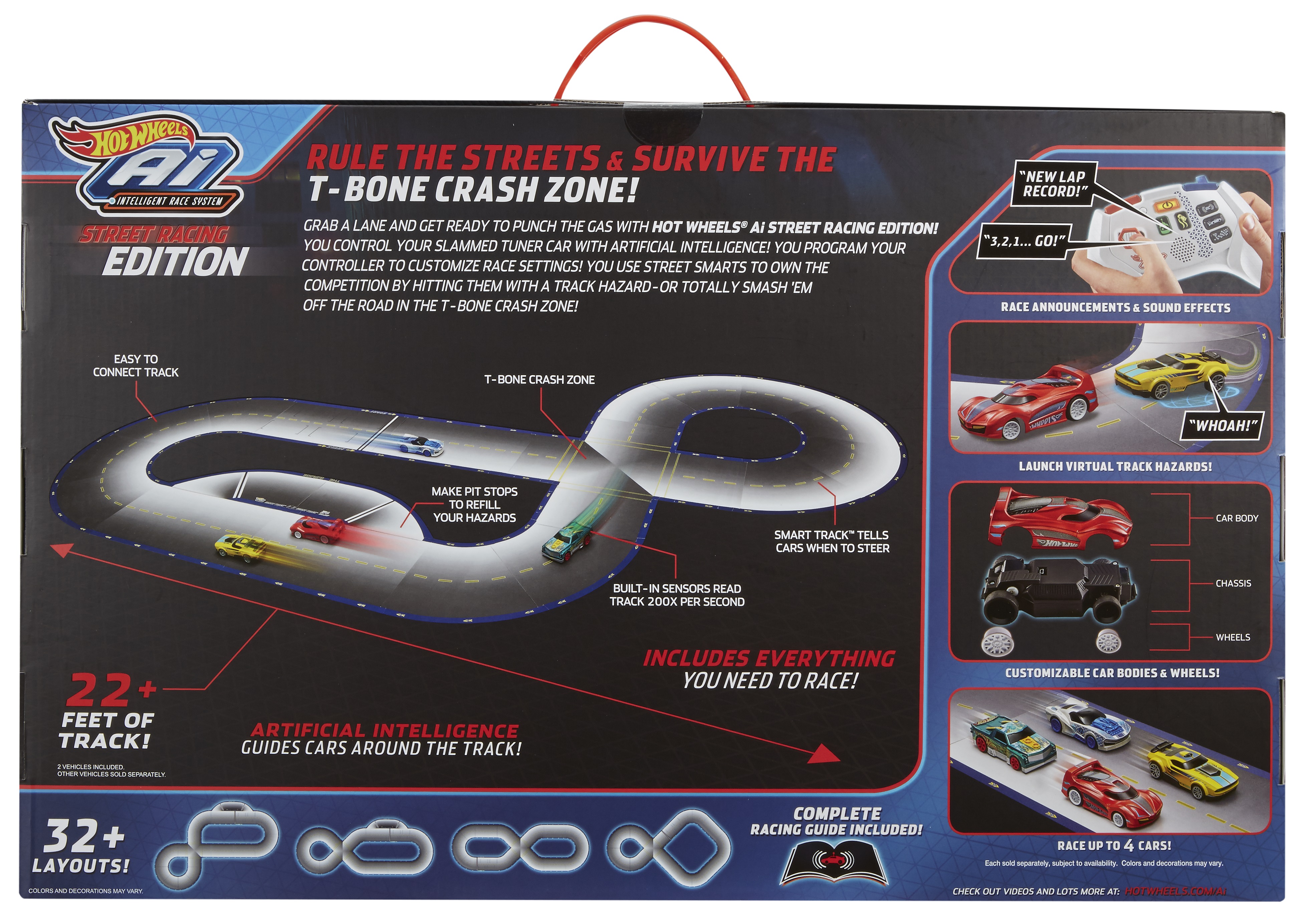 Mattel Hot Wheels FDY09 - Ai Starter Kit 2.0 Street Racing